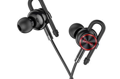 400 large moving coil Wired Earphones with Mic for Sport (7)