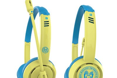 400Portable and noise-canceling kids wired headphones with microphone (6)