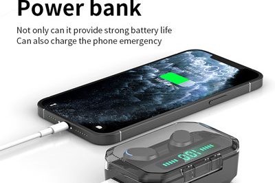 400Stereo Touch Control Waterproof Wireless Earphone Earbuds (5)