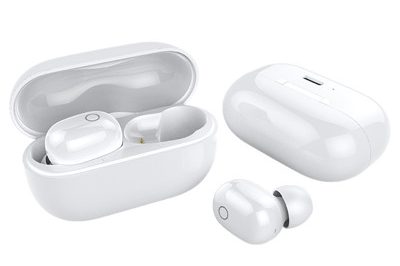 400Wholesale Mini Earphone Wireless Finger Touch Control Earphones (3)