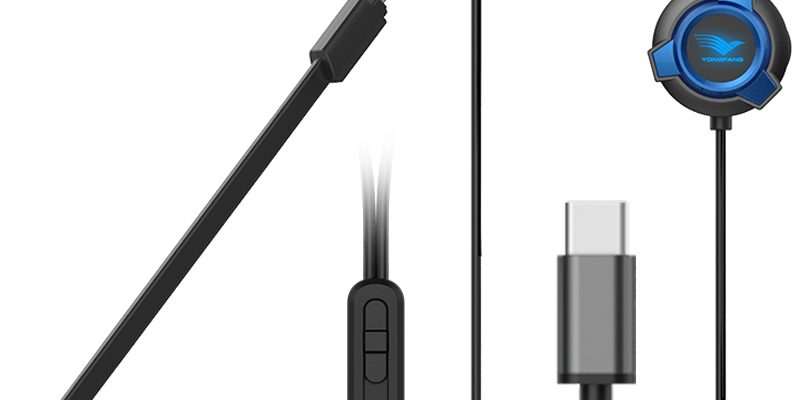 Wired Earphones With Microphone 3.5 mm Jack Dual drivers (4)