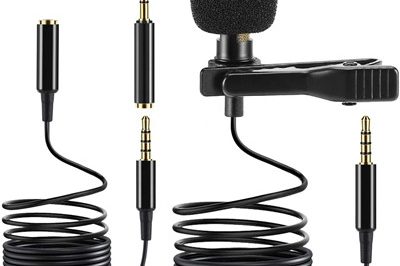 400Mobile Lapel Collar Recording Lavalier Microphone (1)