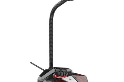 400New gaming desktop microphone 360 degree rotation usb microphone (3)