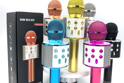 400Wireless Kids Karaoke Microphone Portable Handheld (6)