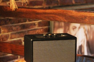 400leather wooden box wireless music retro bluetooths speaker (1)