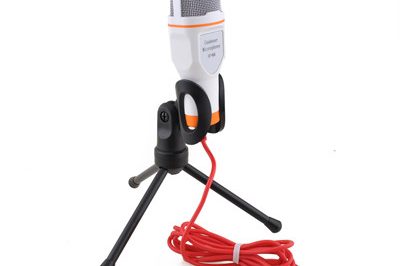 400tripod Microphone with Desktop Stand for Computer Laptop Recording (1)