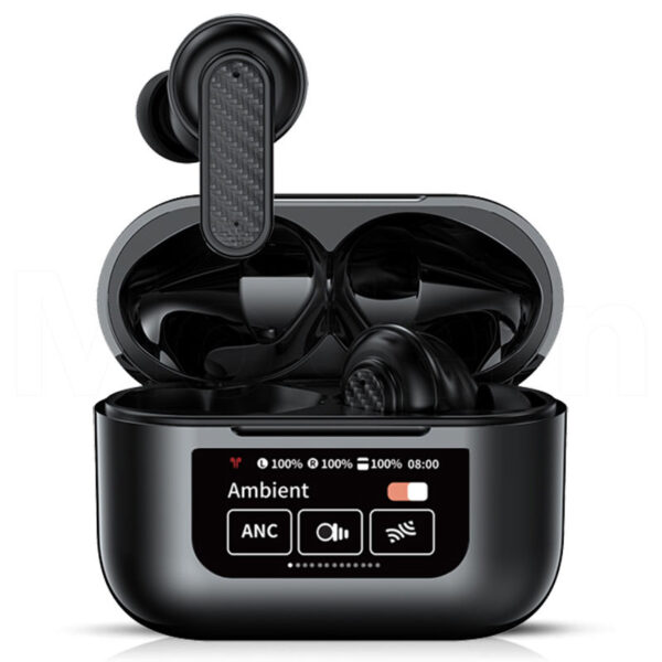 ANC Wireless Earbuds with Multiple Screensavers