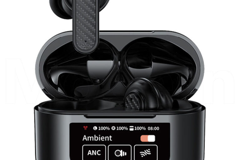 Full Color Touch Screen ANC True Wireless Earbuds – Multiple Screensavers & Language Options (3) ANC Wireless Earbuds with Multiple Screensavers