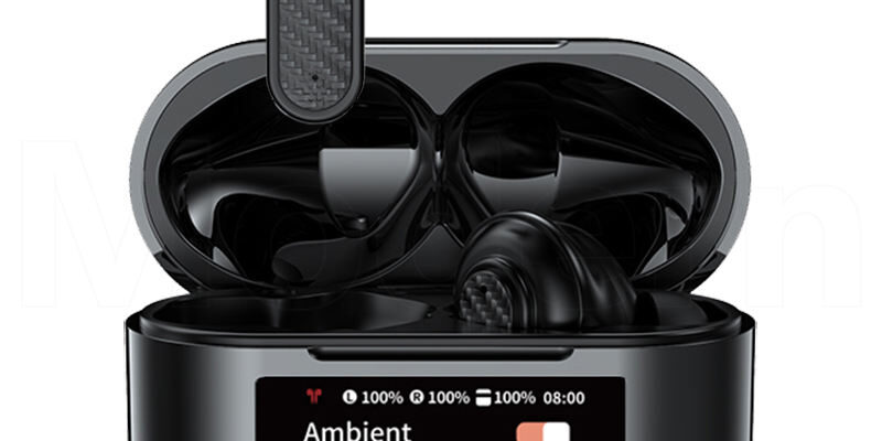 ANC Wireless Earbuds with Multiple Screensavers