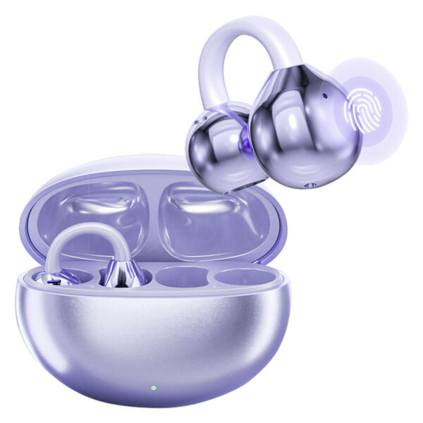 M91 Hi-Res Audio Wireless Earbuds Mini Earrings Ear Clip Sports Earphones with HD Voice Call and 38ms Game Low Latency