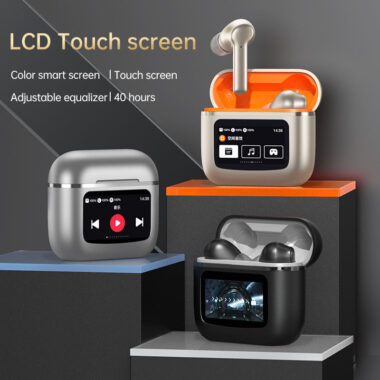  Waterproof Wireless Earbuds with Display