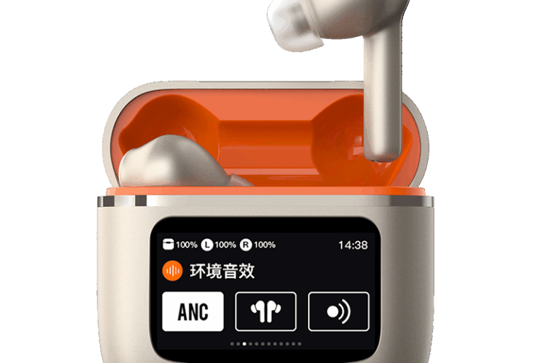 Waterproof Wireless Earbuds with Display