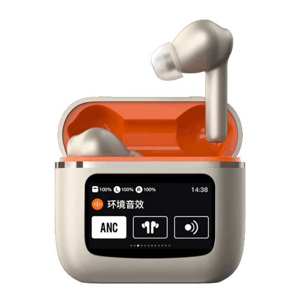 Waterproof Wireless Earbuds with Display