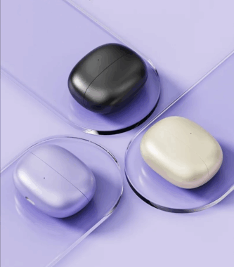 Wireless LED digital display earbuds