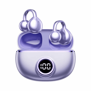 Wireless LED digital display earbuds